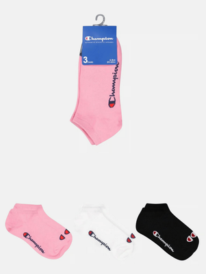 Champion unisex 3pk sneaker socks (u30043)