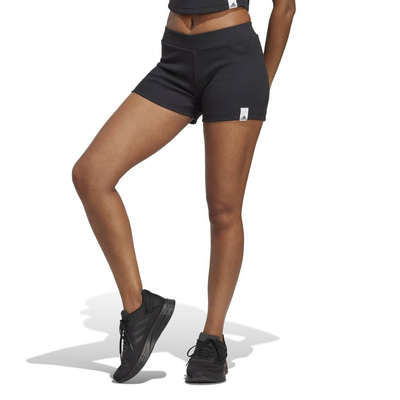 Women lng rib sho, Black, medium