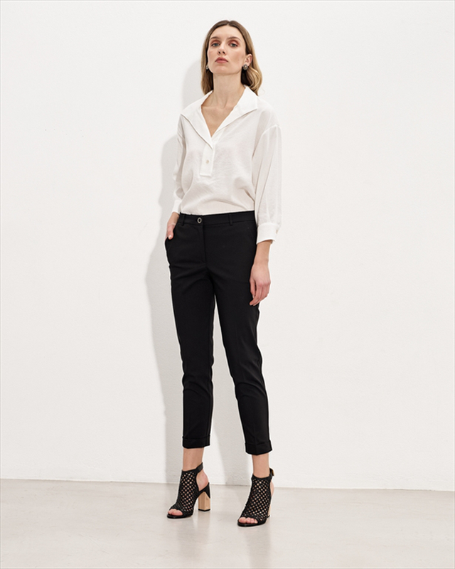 Cotton trouser suit-null