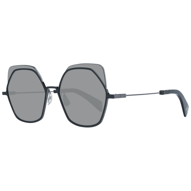 Black metal & plastic sunglasses-null