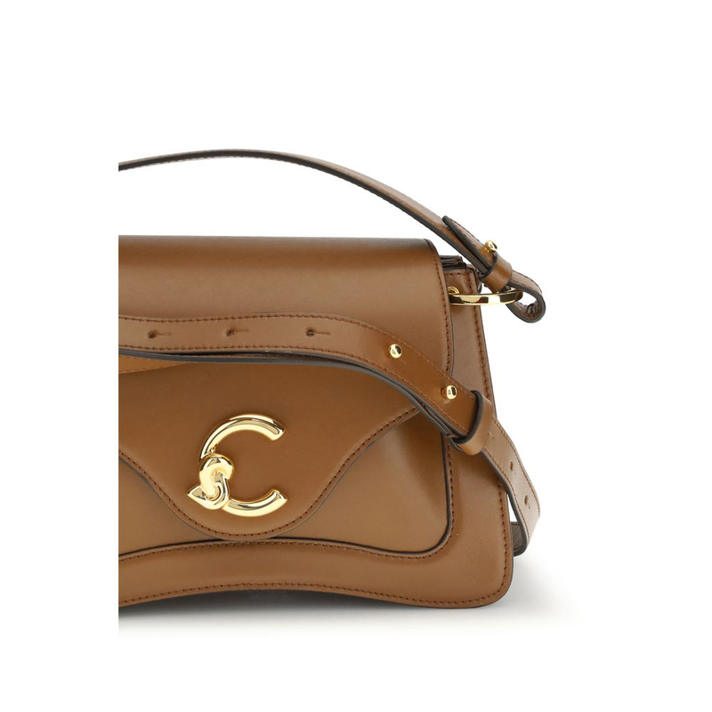 Brown calf leather bos taurus handbag-null