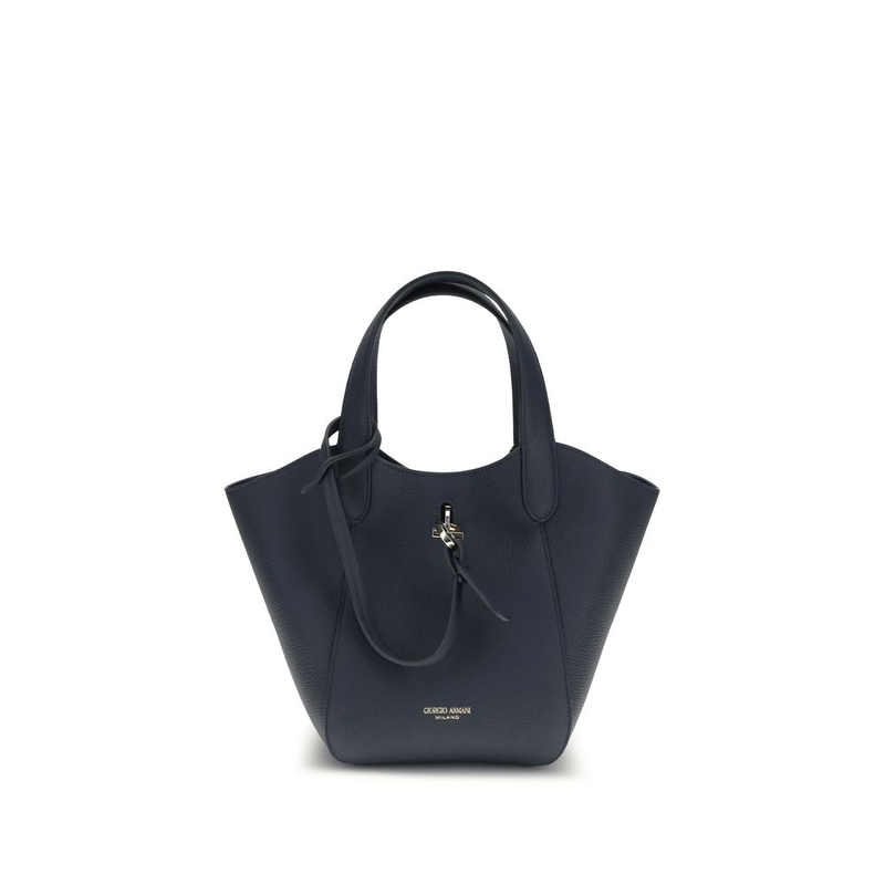 Blue calf leather bos taurus handbag-null