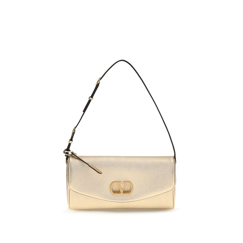 Gold lamb ovis aries aries shoulder bag-null