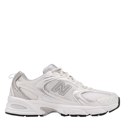 New balance 530 sneaker, White Silver, medium