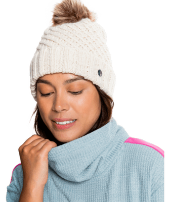 Roxy blizzard - beanie for women (erjha03870-tec0), Parchment, medium