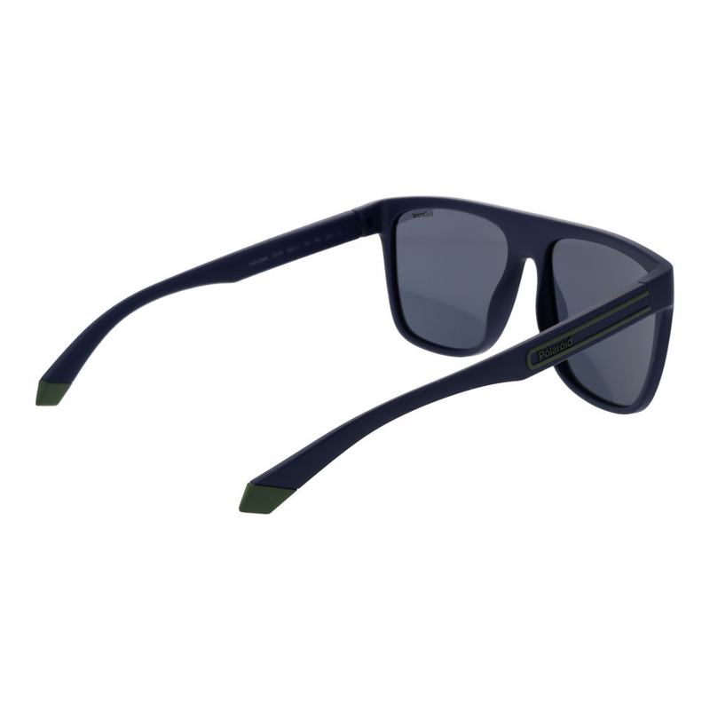 Blue plastic sunglasses-null