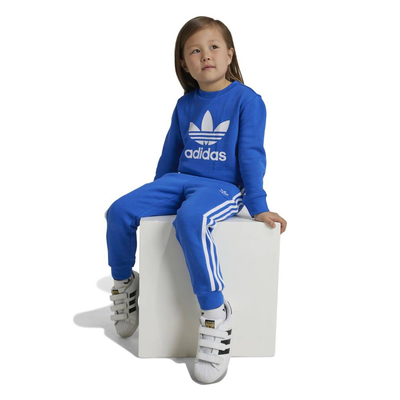 Adidas trefoil crew se, Blue, medium