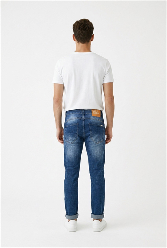 Back2jeans basic slim fit jeans-null
