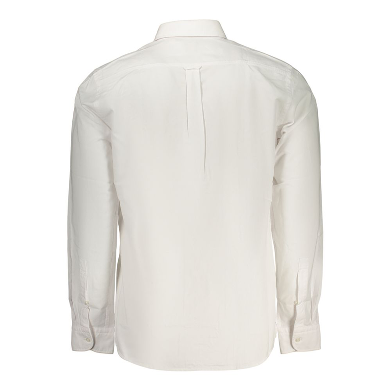 White cotton men's shirt-null