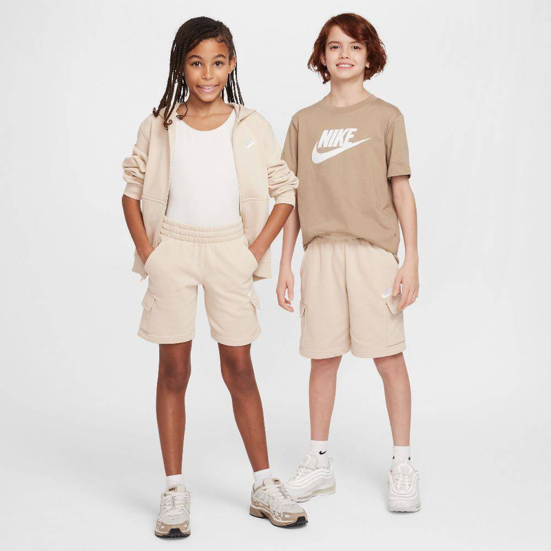 Kids nike sportswear french terry cargo short-null
