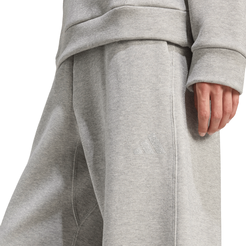 Adidas womens all szn holiday glitter fleece loose joggers-null