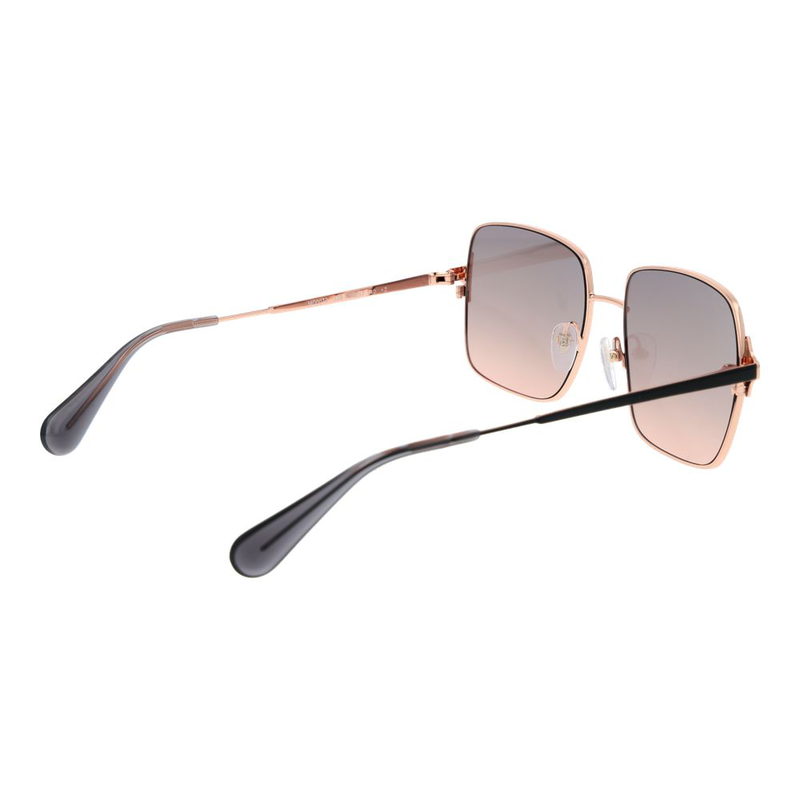 Rose gold metal sunglasses-null