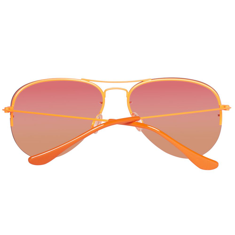 Orange metal sunglasses-null
