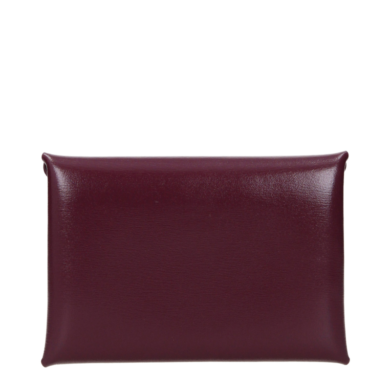 Red leather wallet-null