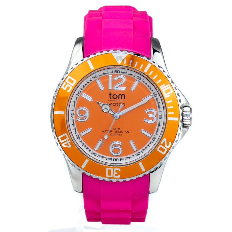 Multicolor rubber sport watch-null