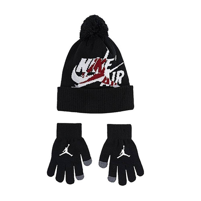 Nike jordan jumpman classic pom beanie set-null