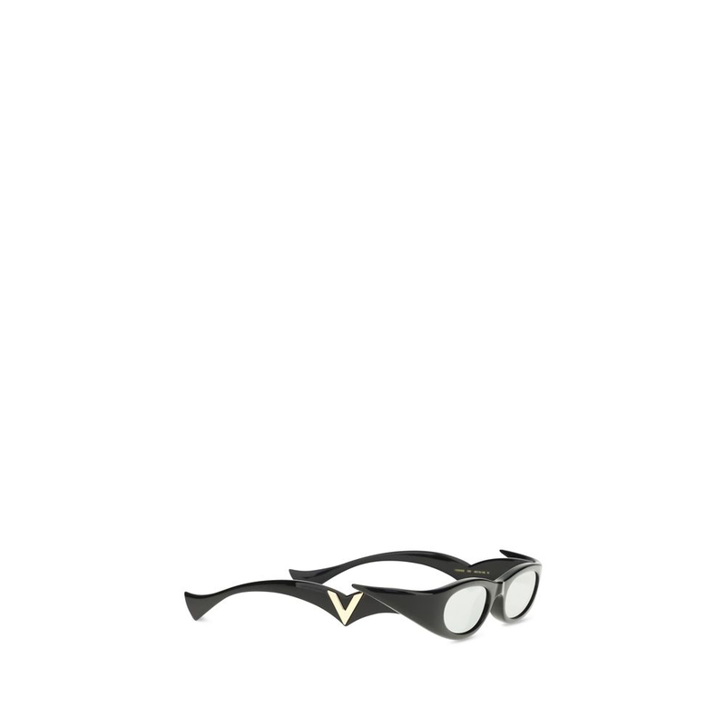 Black acetate sunglasses-null