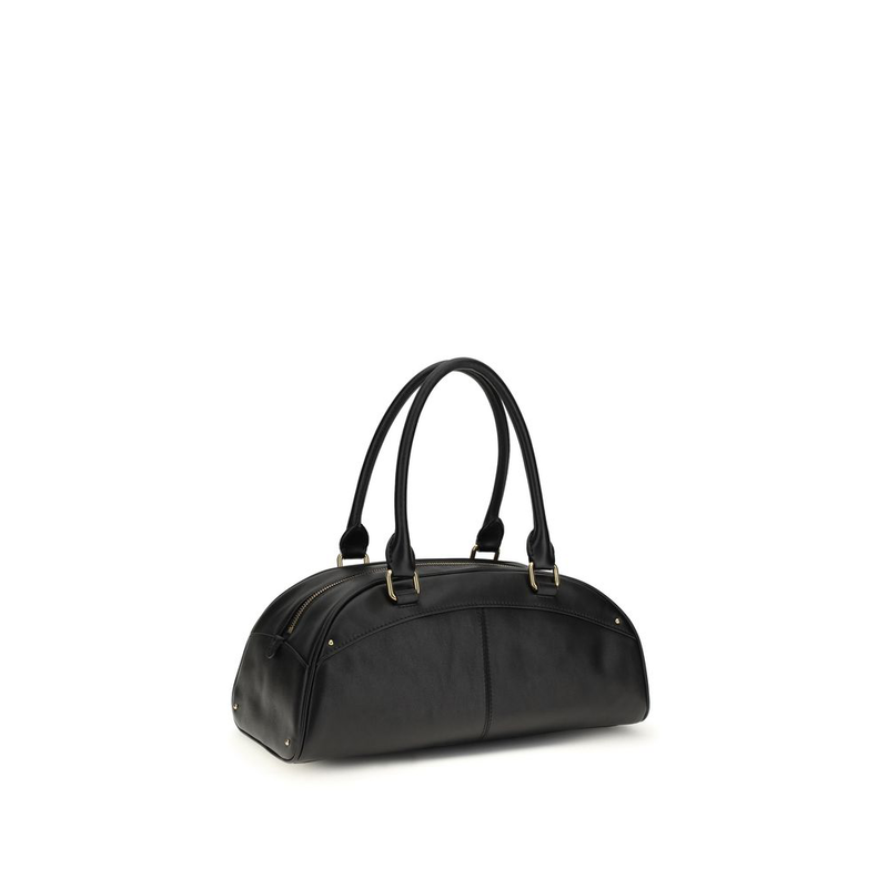 Black calf leather bos taurus handbag-null