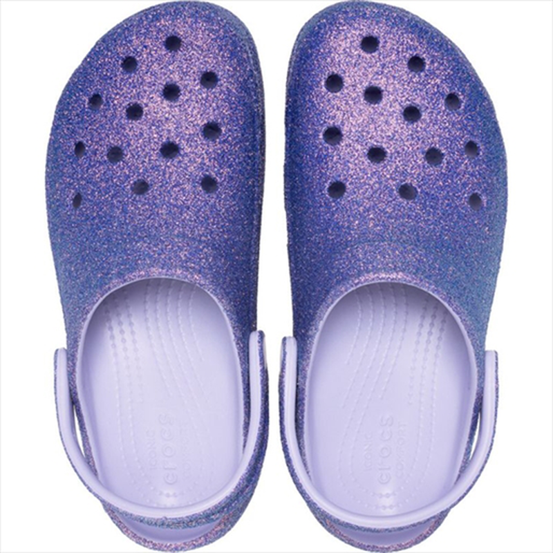 Product image: Crocs classic platform iridescent glitter clog 211024-null