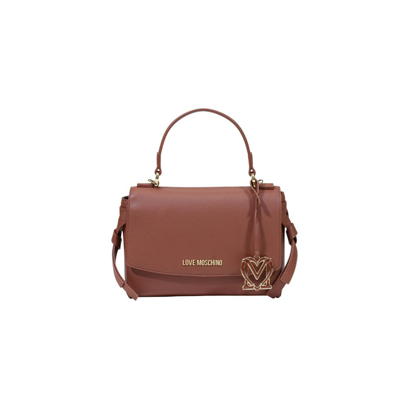 Brown polyethylene handbag-null