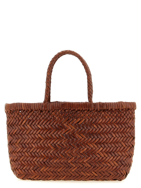 Brown calfskin handbag-null