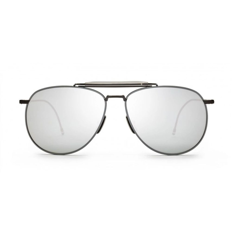 Gray titanium sunglasses-null
