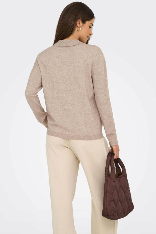 Only ibi v-neck knitwear collar-null