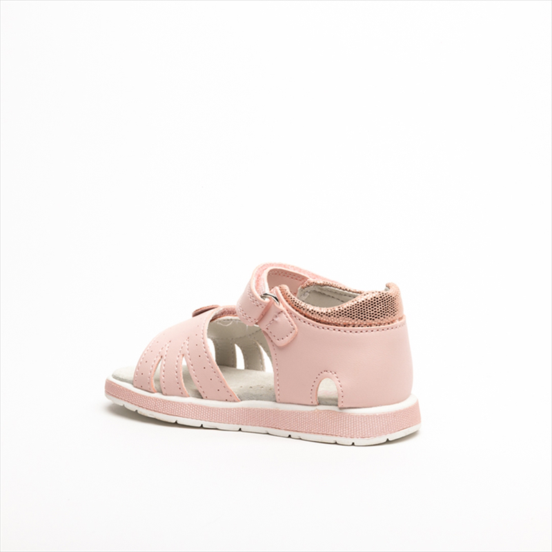Product image: Kido shiny print detail with heart decorative detail girls sandals-null