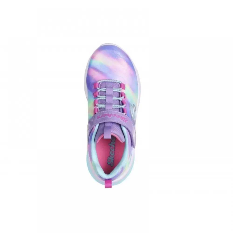 Girls coastline bungee and strap sparkle sneaker image number null
