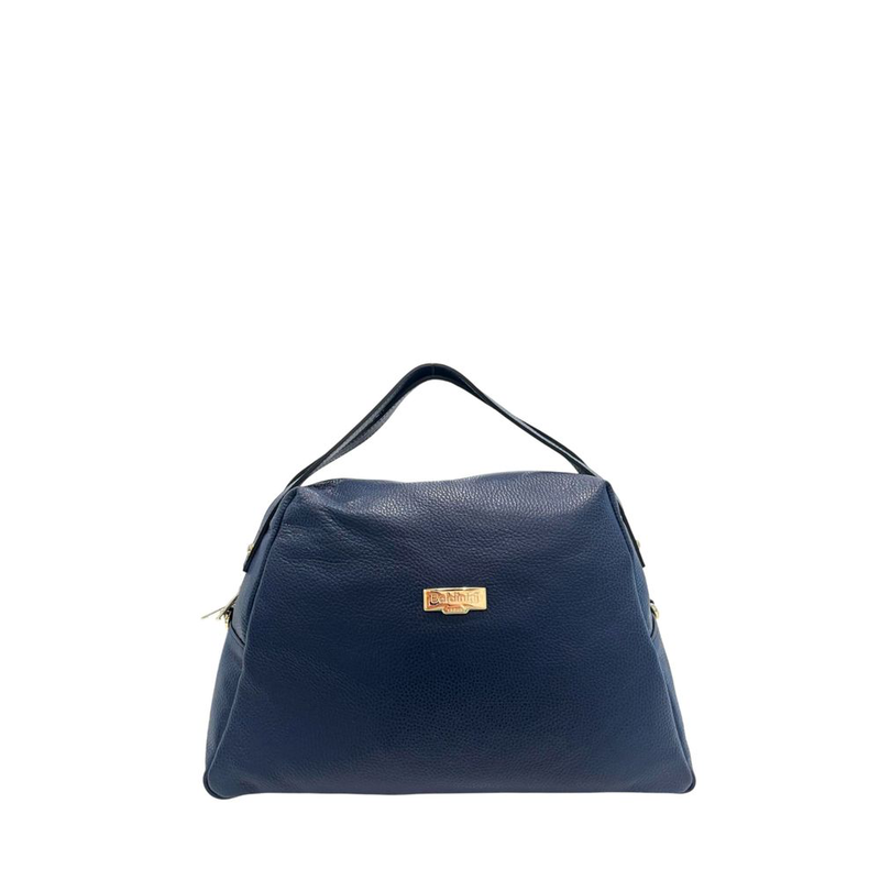 Blue leather women bag-null