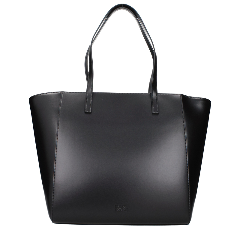 Black polyethylene shoulder bag-null