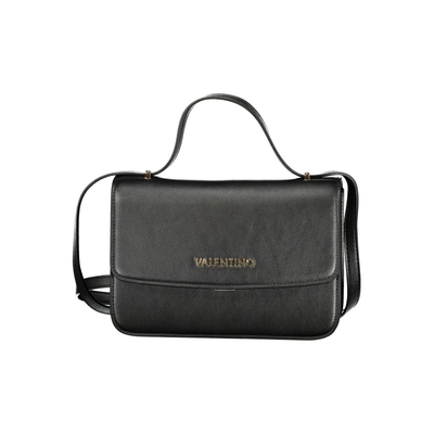 Nero poliuretano female shoulder bag, Black, medium
