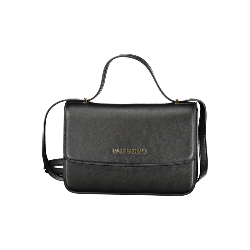 Nero poliuretano female shoulder bag-null