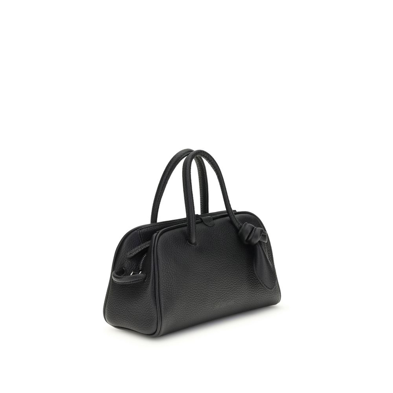 Black calf leather bos taurus handbag-null