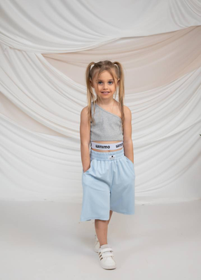 &Sigma;&epsilon;&tau; crop top &kappa;&alpha;&iota; &beta;&epsilon;&rho;&mu;&omicron;&upsilon;&delta;&alpha; &gamma;&alpha;&lambda;&alpha;&zeta;&iota;&omicron;, Grey, medium