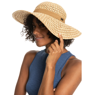 Roxy women bed of flower sun hat natural erjha04120-yef0