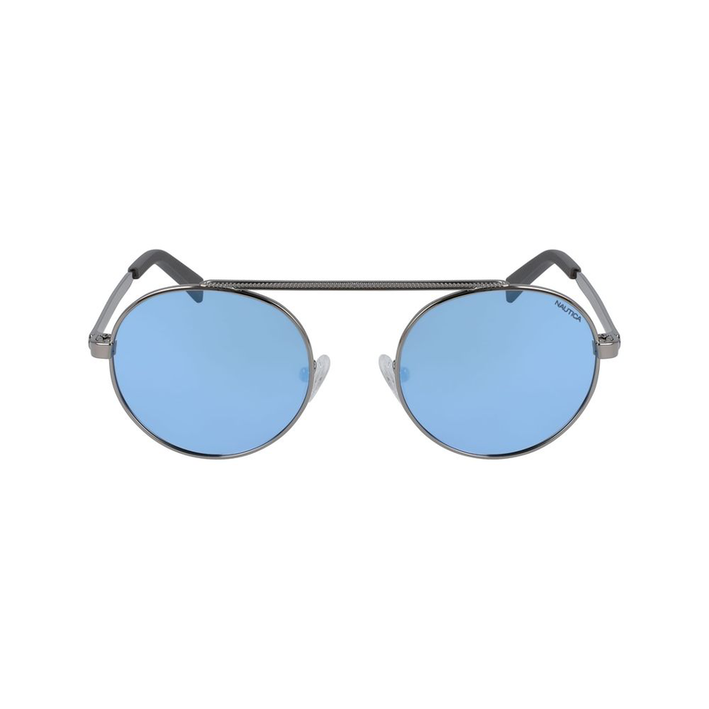 Gray metal sunglasses-null