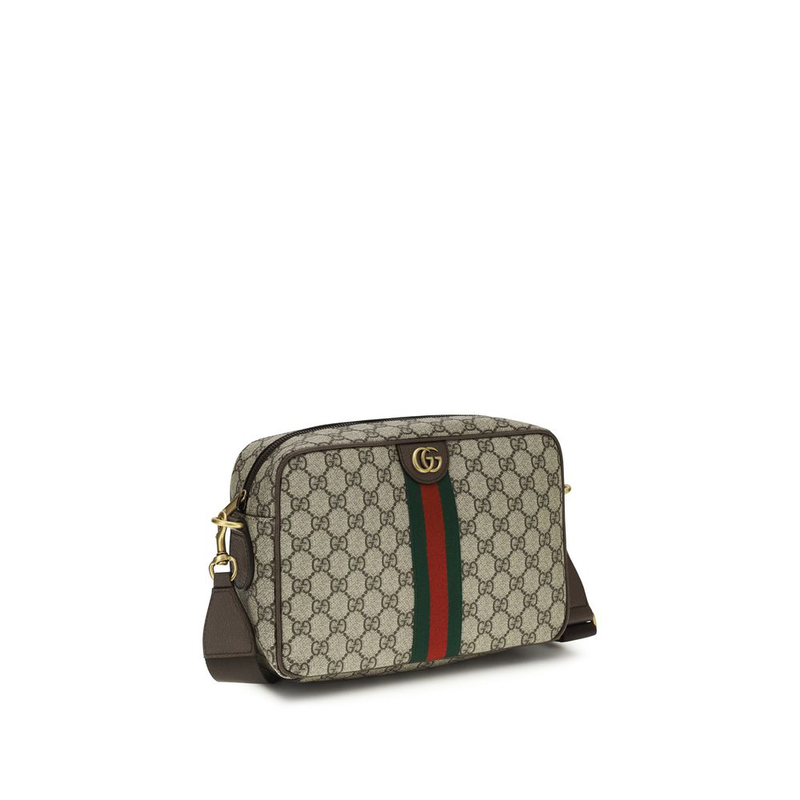 Beige polyethylene shoulder bag-null