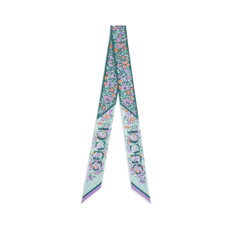 Multicolor silk scarf-null