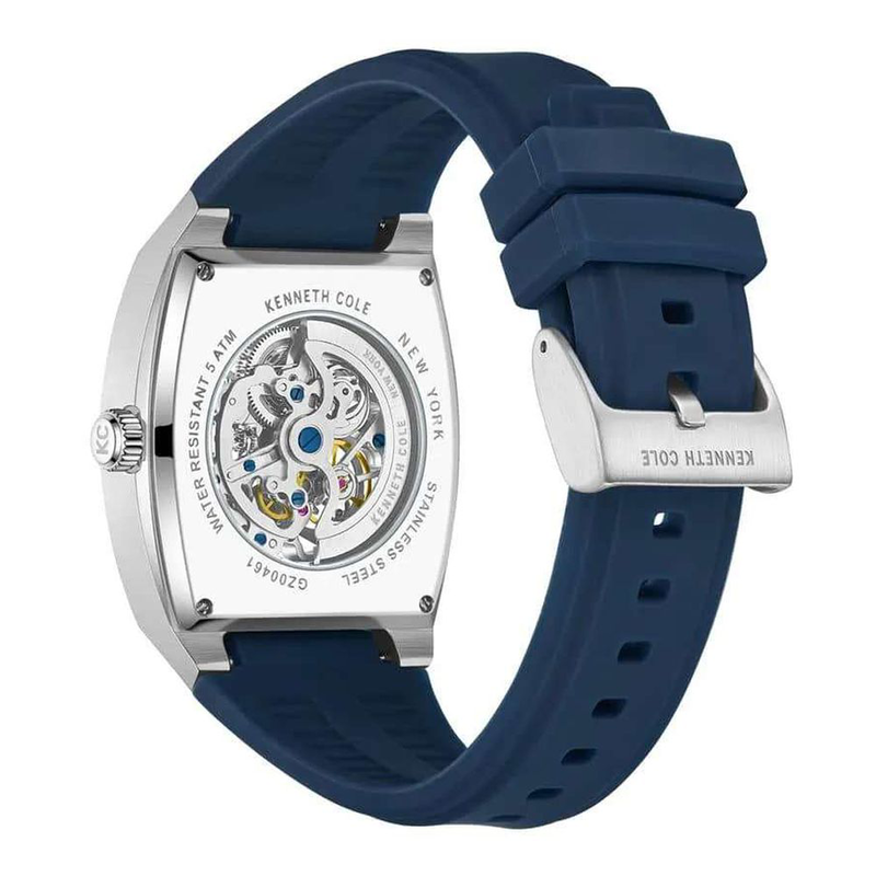 Blue synthetic bracelet watch-null