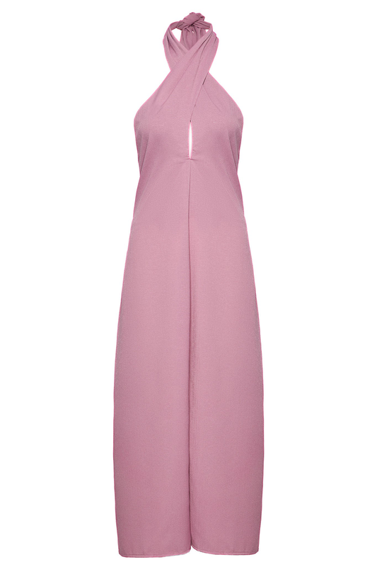 Midi halter dress-null