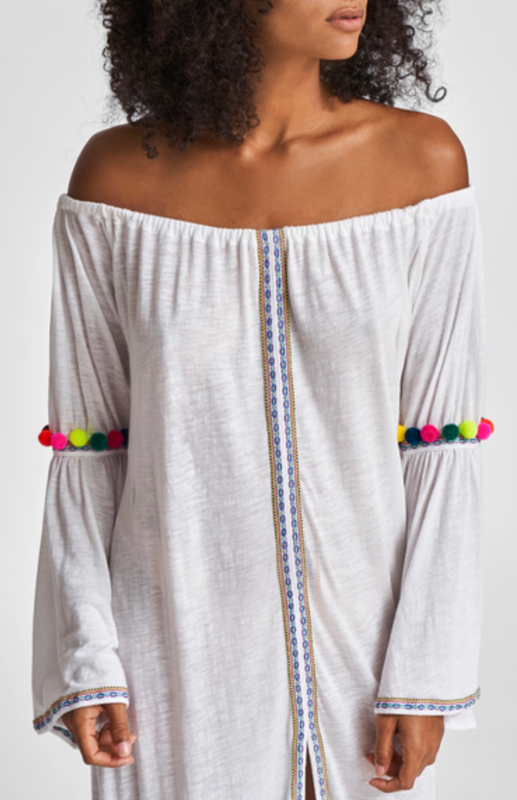 Pitusa white beachwear dress-null