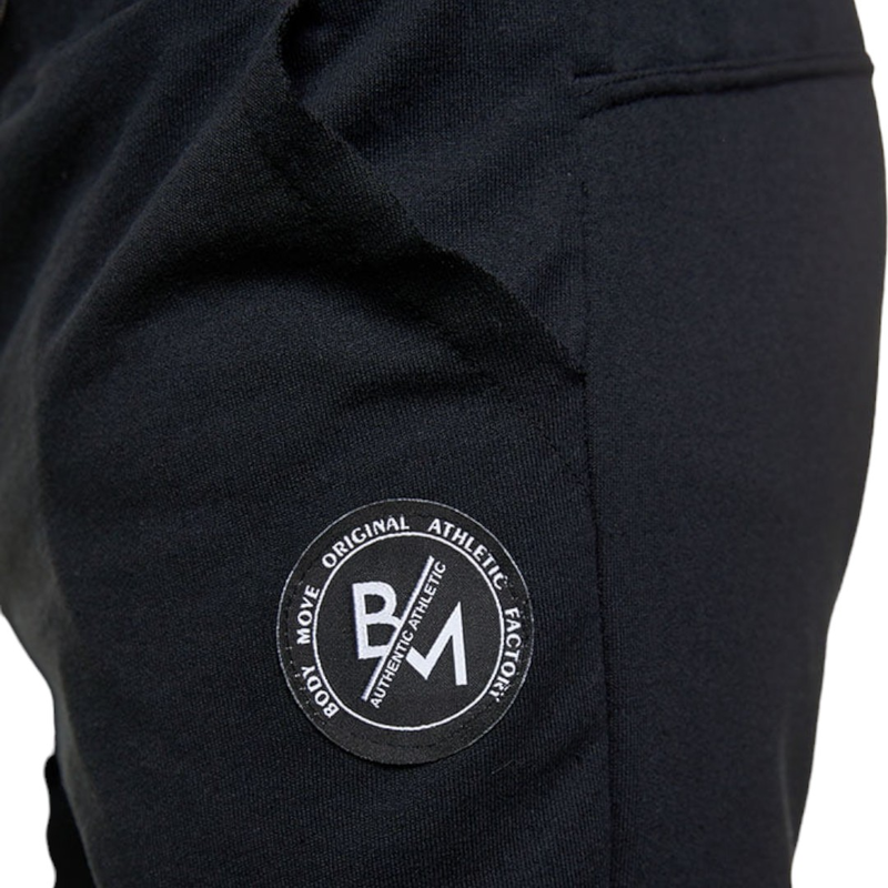 Sweatpants with rib cuffs and patch pockets thin fabric #1227-null