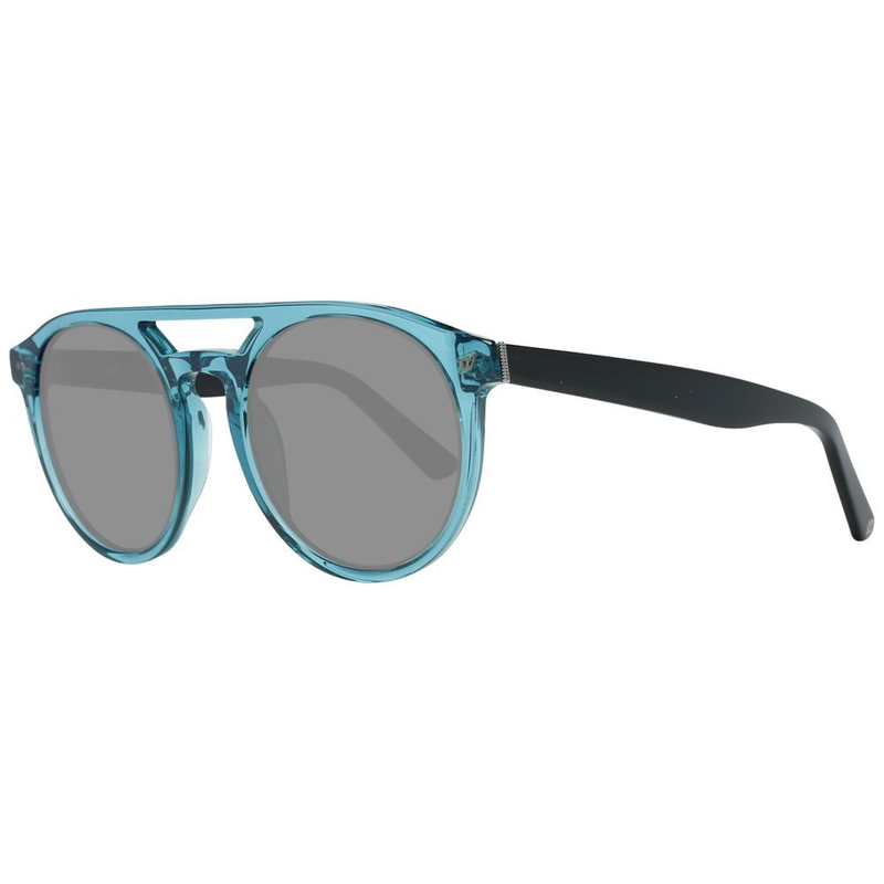 Blue plastic sunglasses-null