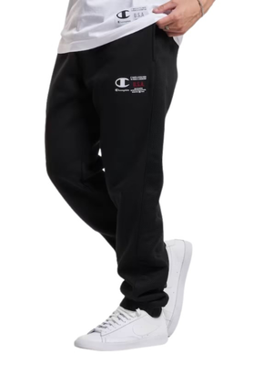 Champion men elastic cuff pants (219258)-black, Black, medium