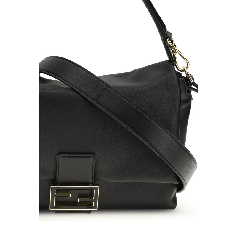 Black lamb ovis aries aries shoulder bag-null