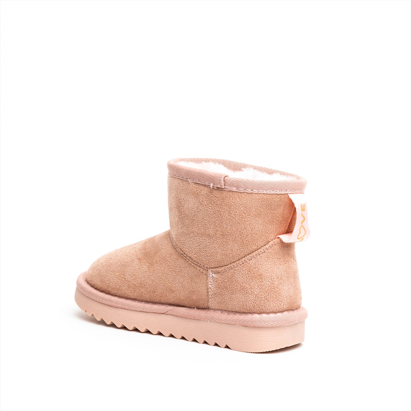 Laura biagiotti cozy girls ankle boots with gold heart-null
