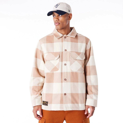 New era shacket, Beige, medium