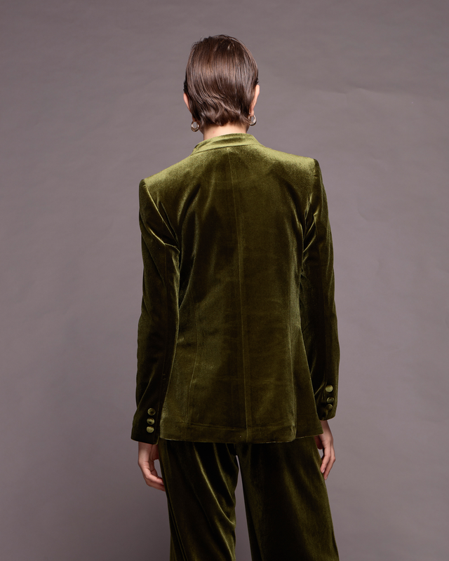 Blazer velvet jacket image number null