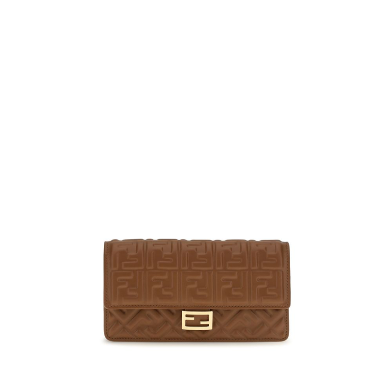 Brown calf leather bos taurus wallet-null
